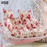 Coussin salon de jardin - chaise balancelle fleurie